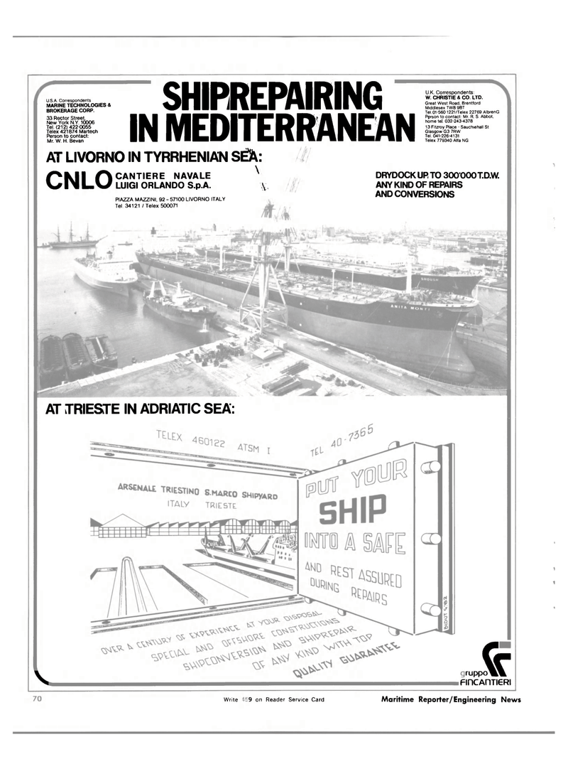 Maritime Reporter Magazine, page 48,  Apr 1982