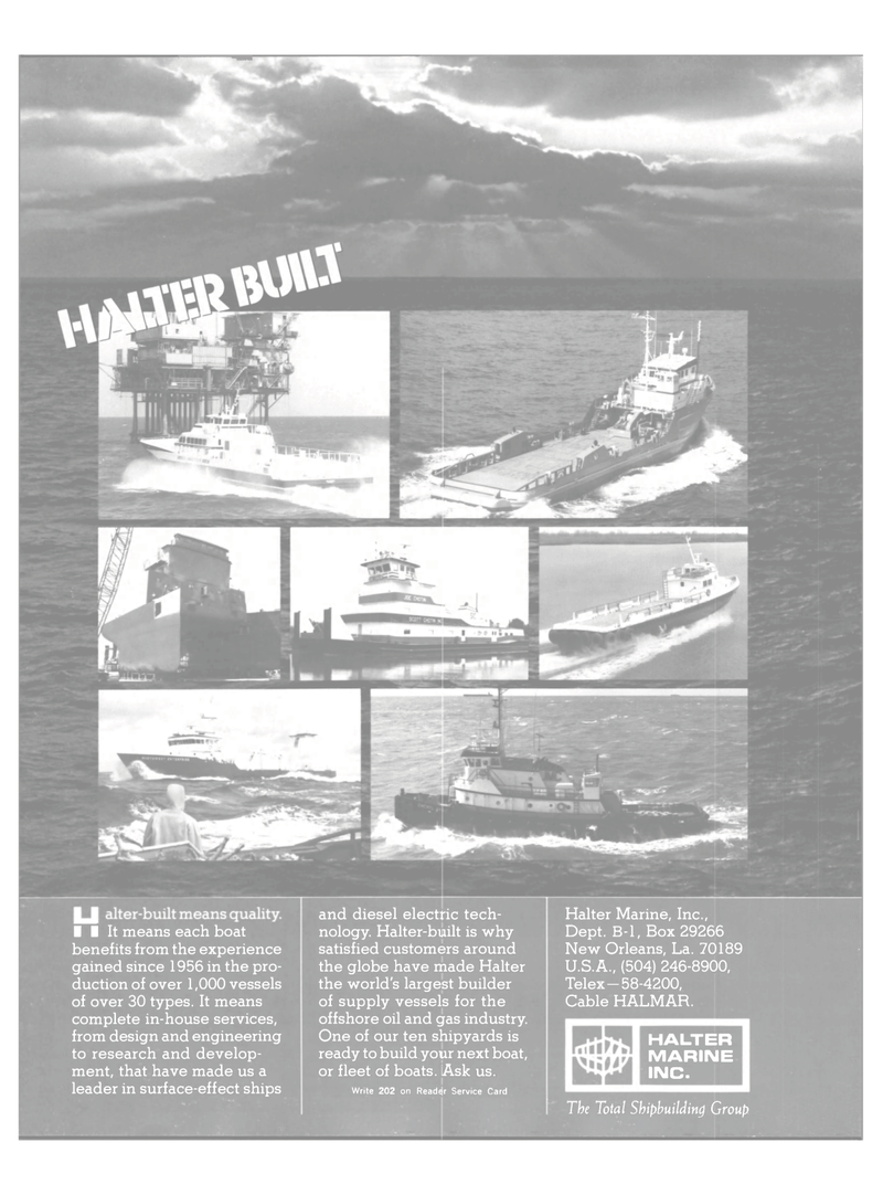 Maritime Reporter Magazine, page 4th Cover,  Apr 1982