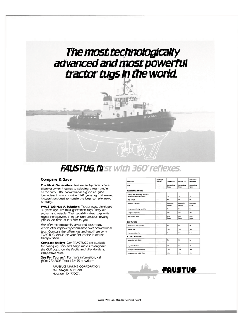 Maritime Reporter Magazine, page 3rd Cover,  Jan 15, 1983