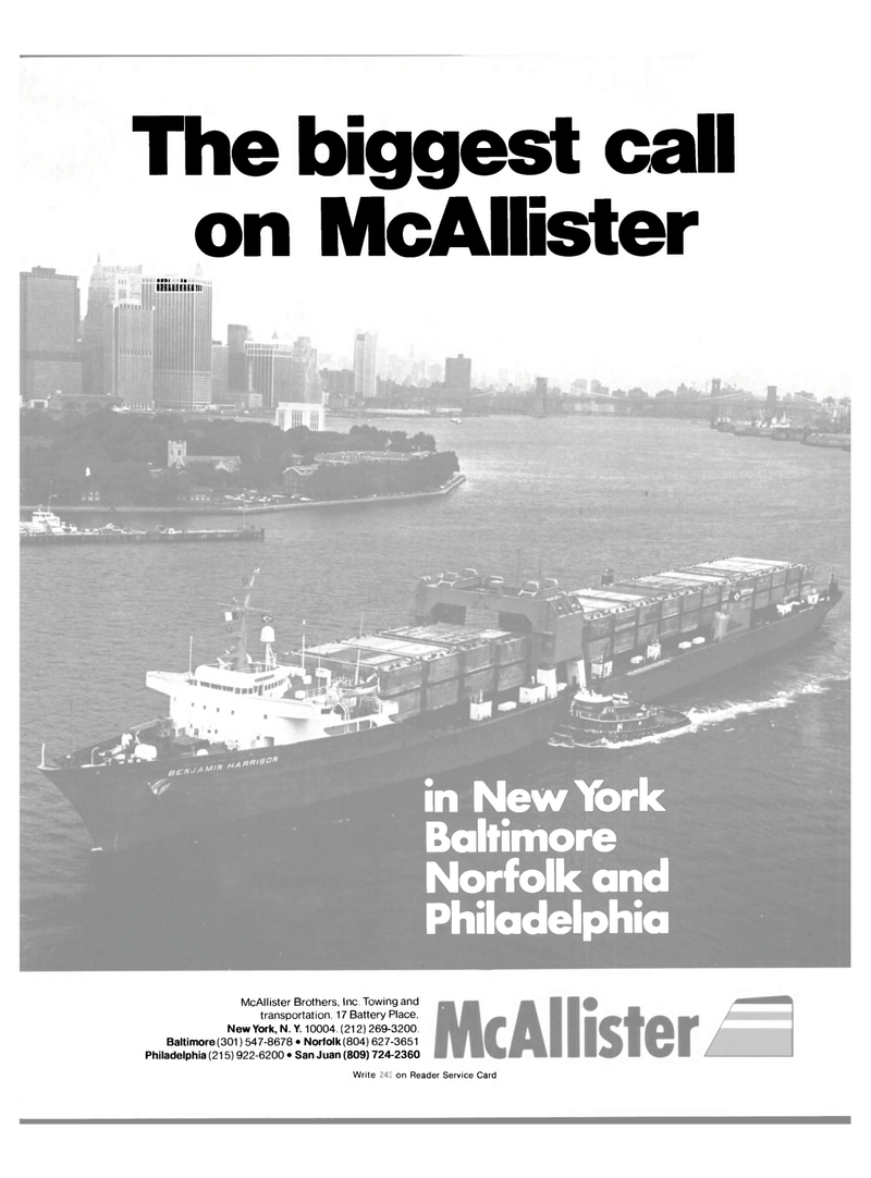 Maritime Reporter Magazine, page 1,  Feb 15, 1983