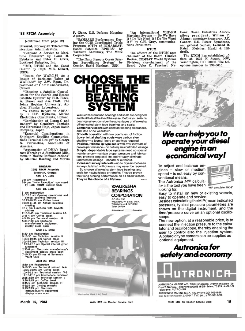 Maritime Reporter Magazine, page 15,  Mar 15, 1983