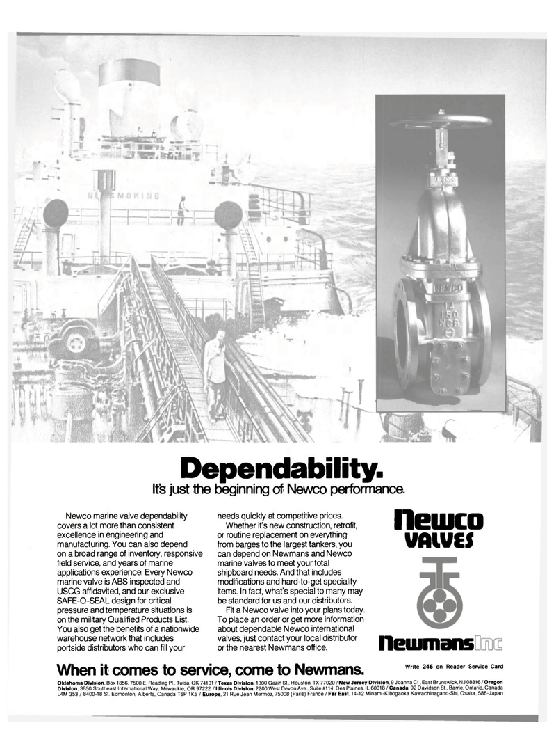 Maritime Reporter Magazine, page 19,  Mar 15, 1983