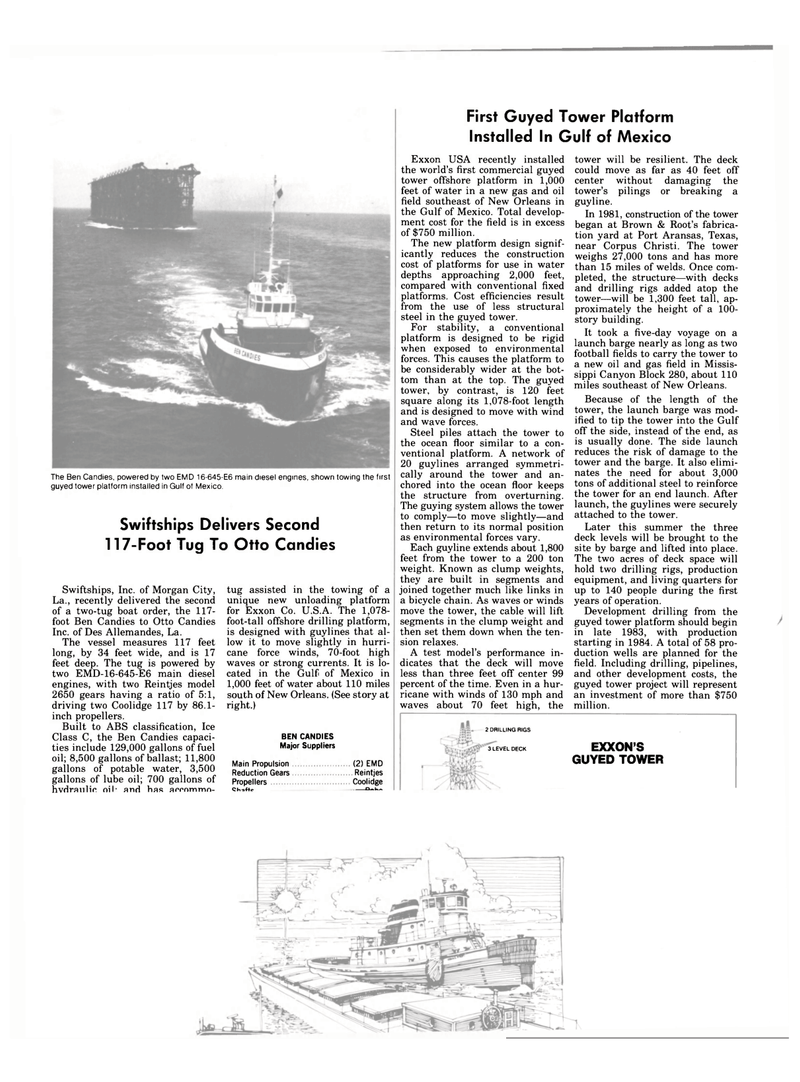 Maritime Reporter Magazine, page 50,  Aug 1983