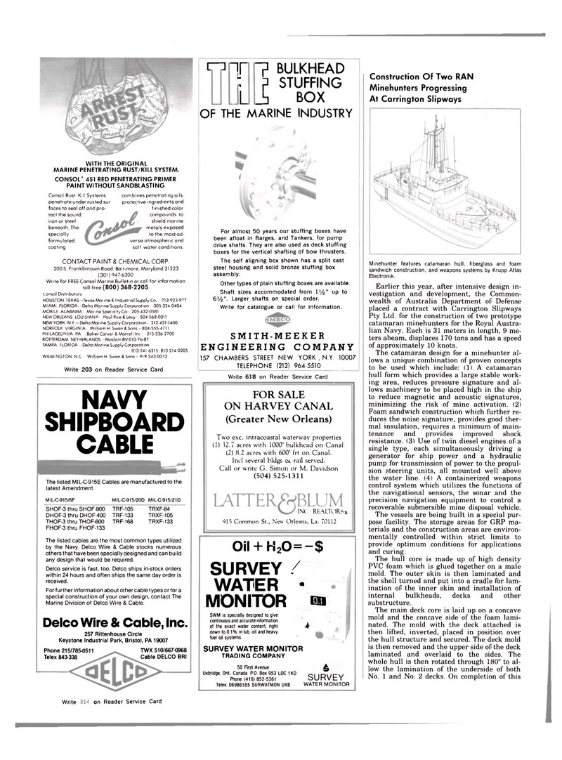 Maritime Reporter Magazine, page 10,  Oct 1983