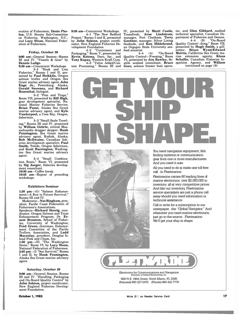 Maritime Reporter Magazine, page 15,  Oct 1983