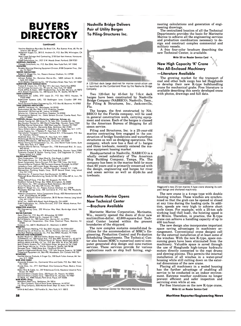 Maritime Reporter Magazine, page 56,  Oct 1983