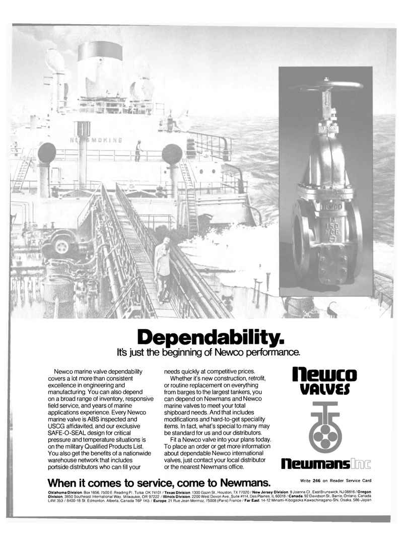 Maritime Reporter Magazine, page 71,  Nov 1983