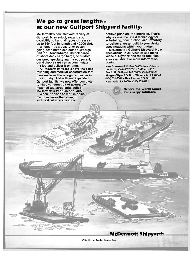 Maritime Reporter Magazine, page 77,  Nov 1983