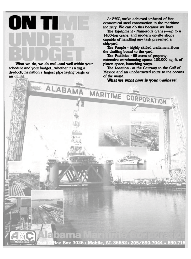 Maritime Reporter Magazine, page 79,  Nov 1983