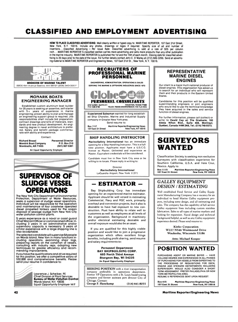 Maritime Reporter Magazine, page 42,  Nov 15, 1983