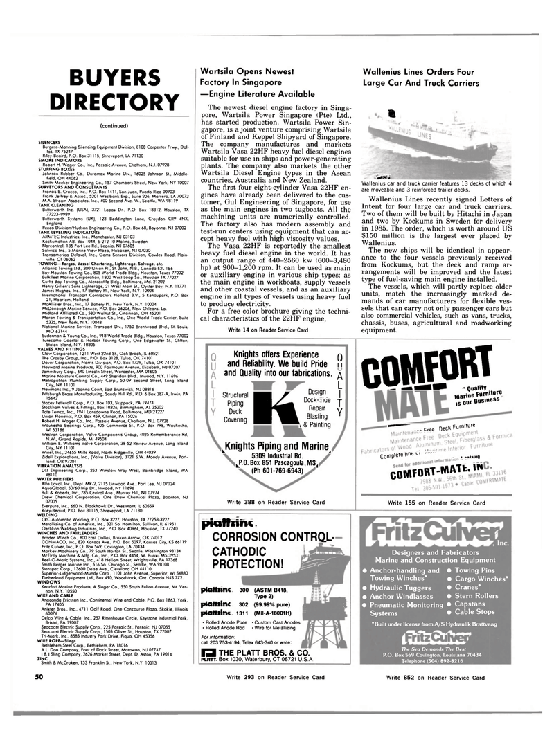 Maritime Reporter Magazine, page 52,  Nov 15, 1983