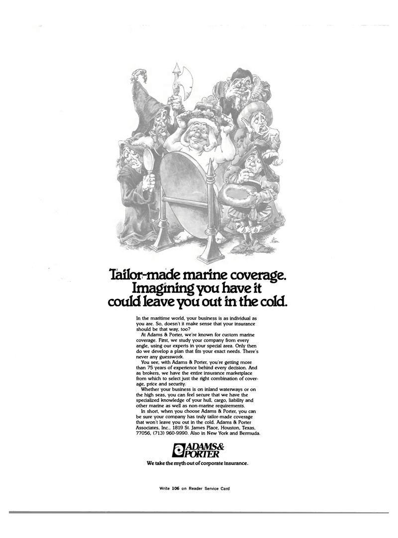 Maritime Reporter Magazine, page 4th Cover,  Nov 15, 1983