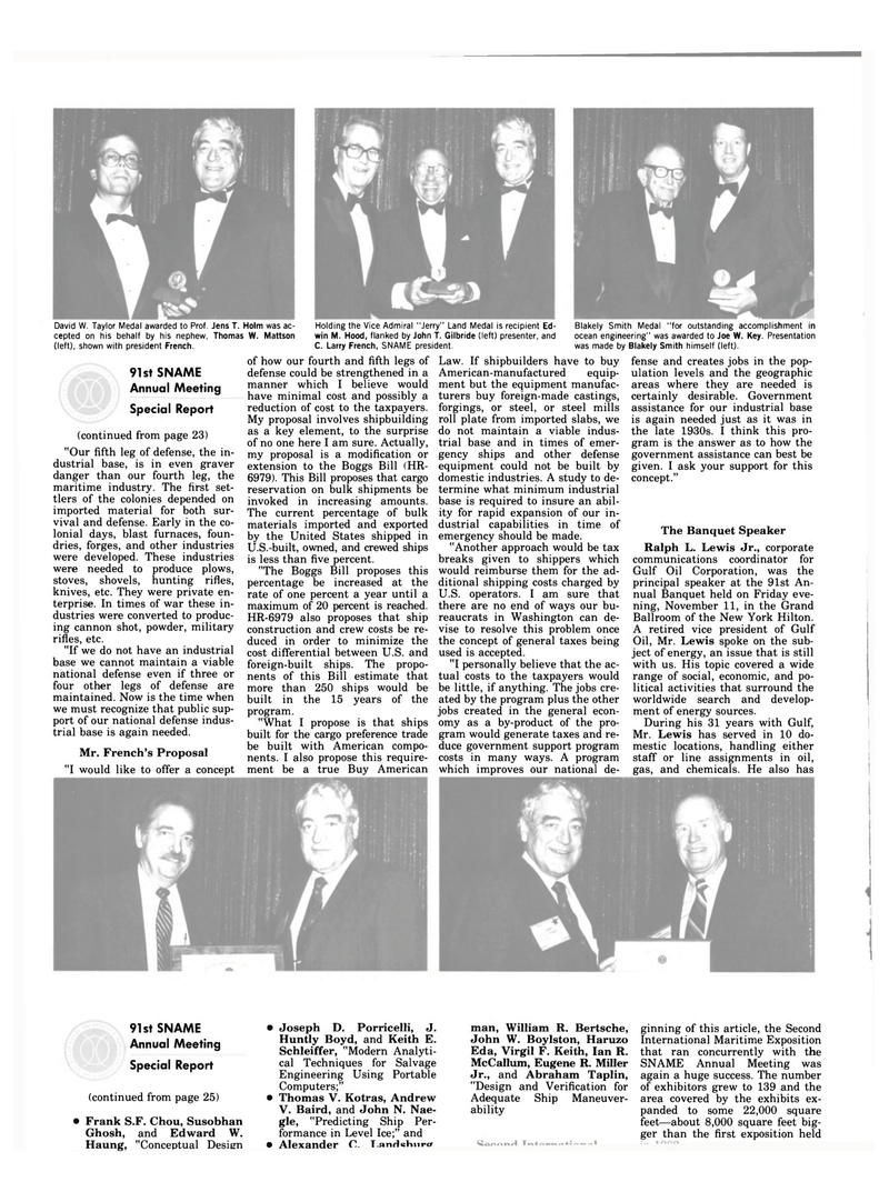 Maritime Reporter Magazine, page 22,  Dec 15, 1983