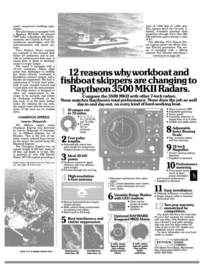 Maritime Reporter Magazine, page 19,  Jan 1984