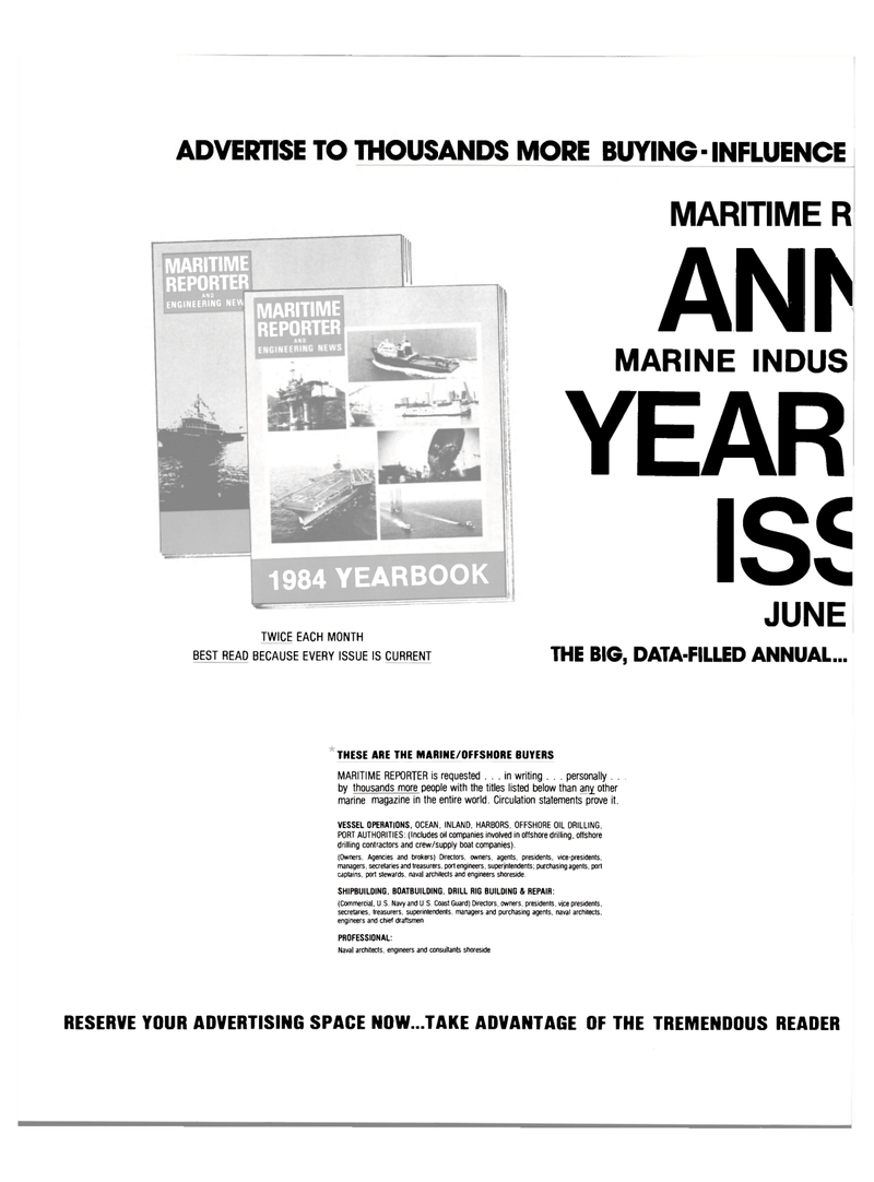 Maritime Reporter Magazine, page 56,  Apr 1984