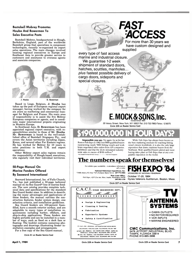Maritime Reporter Magazine, page 5,  Apr 1984