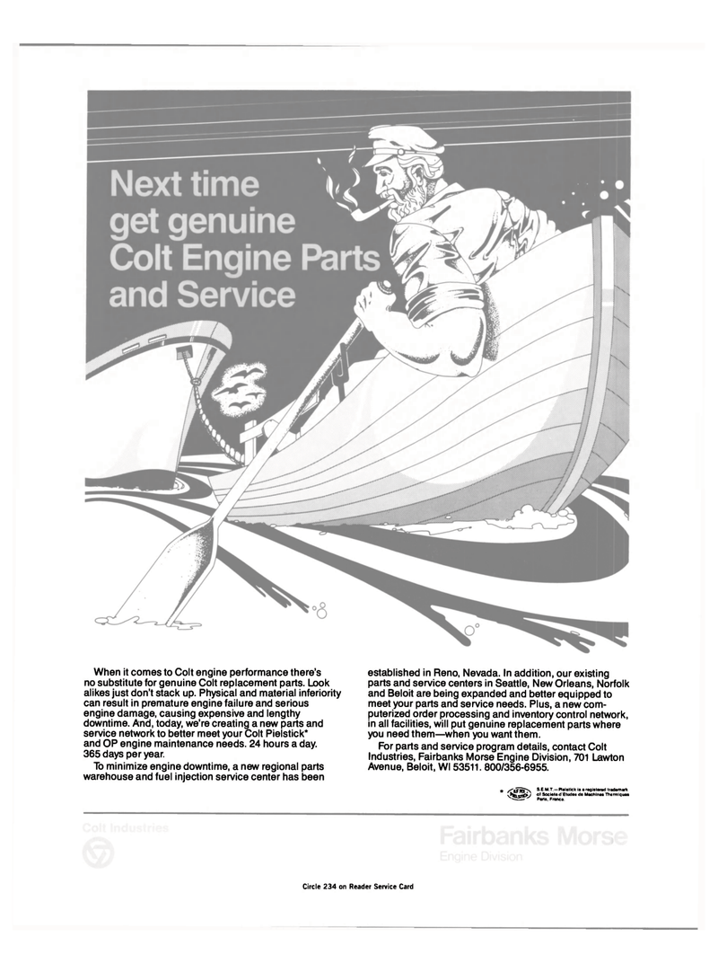 Maritime Reporter Magazine, page 2nd Cover,  Apr 15, 1984
