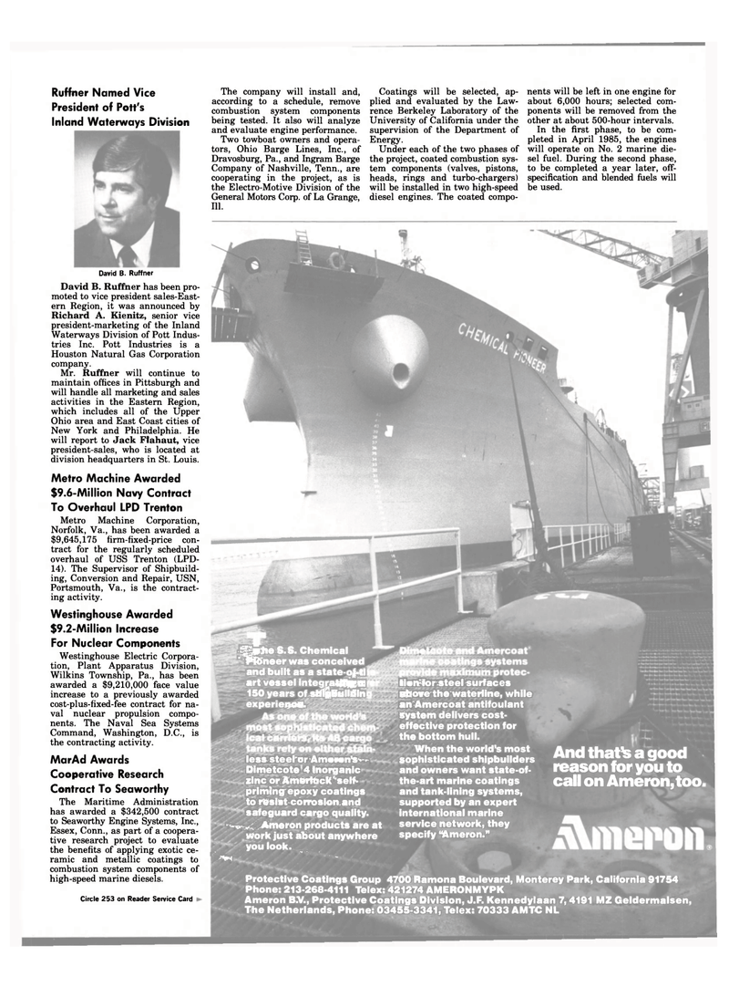 Maritime Reporter Magazine, page 13,  May 1984