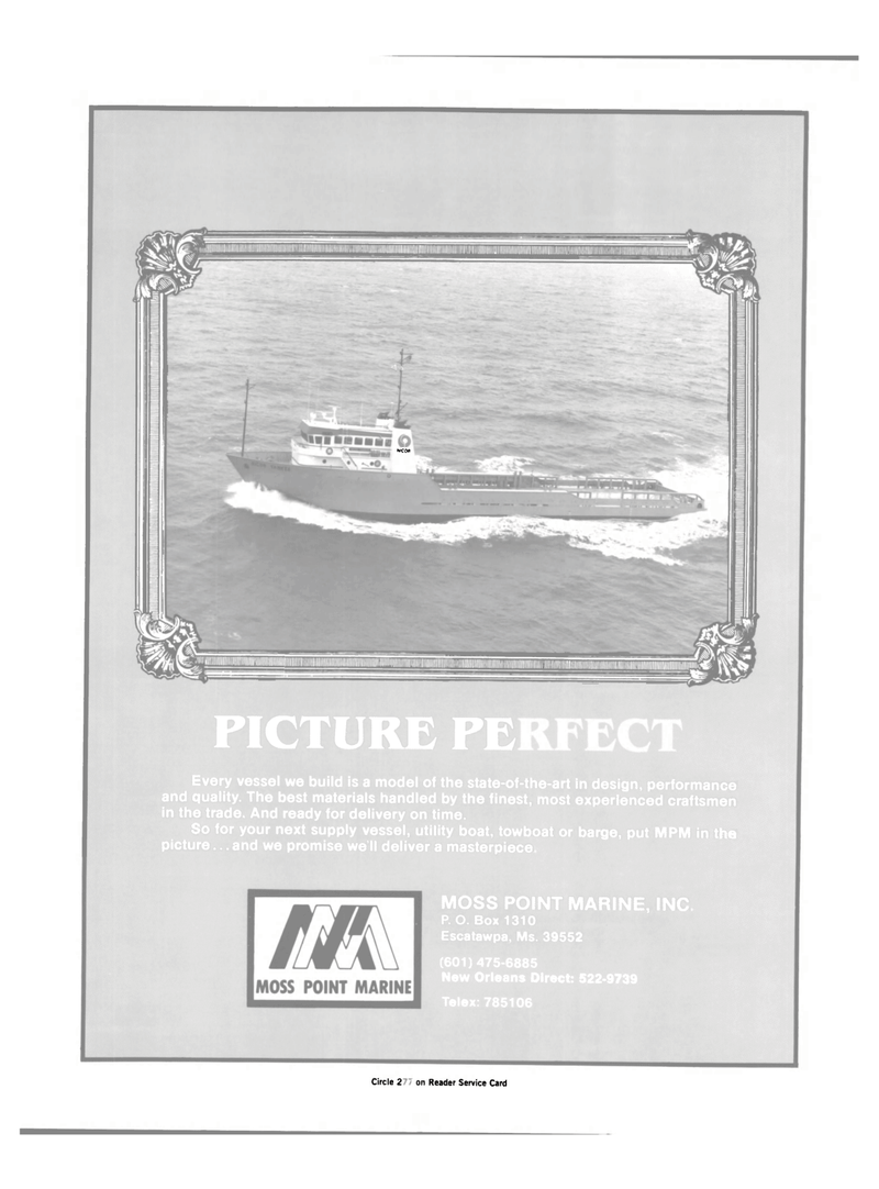 Maritime Reporter Magazine, page 2nd Cover,  May 1984