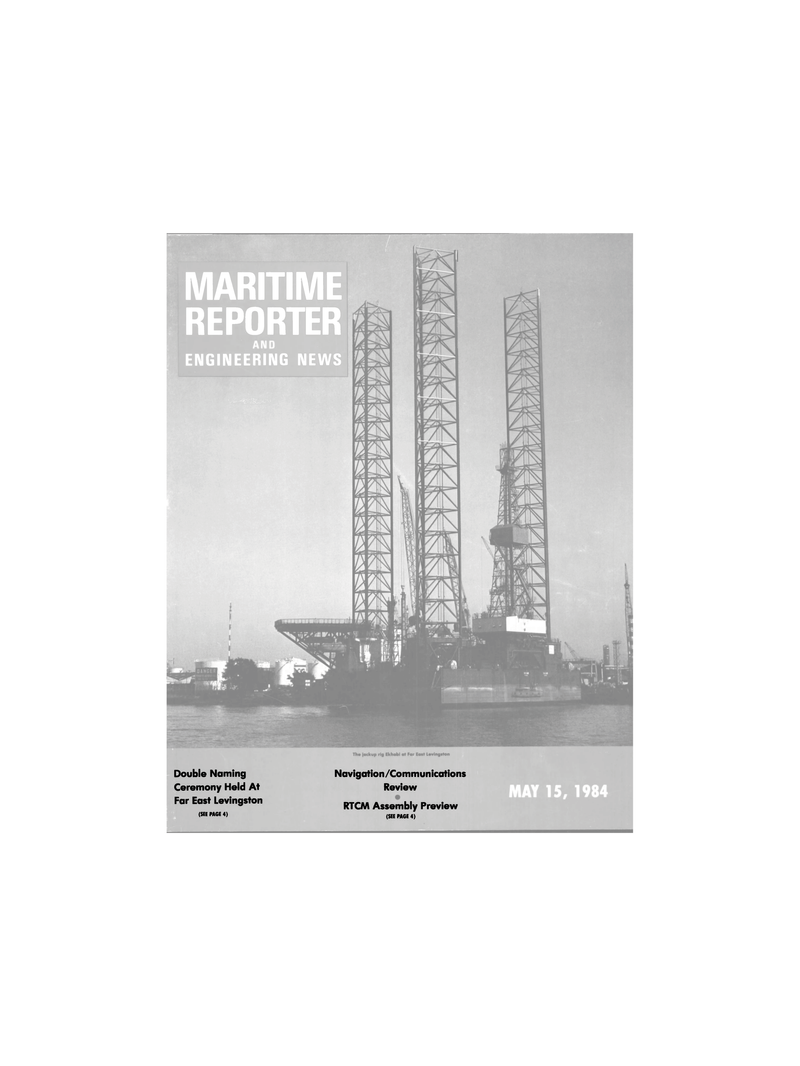 Maritime Reporter Magazine Cover May 15, 1984 - 
