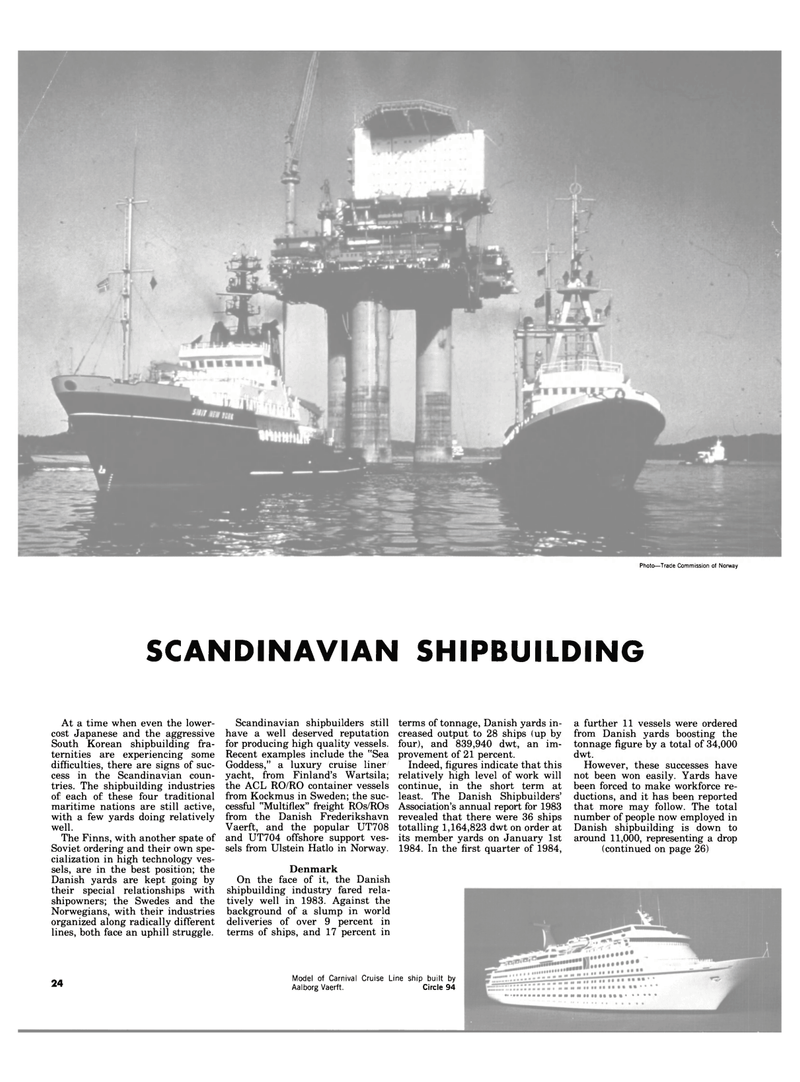 Maritime Reporter Magazine, page 22,  Jul 15, 1984