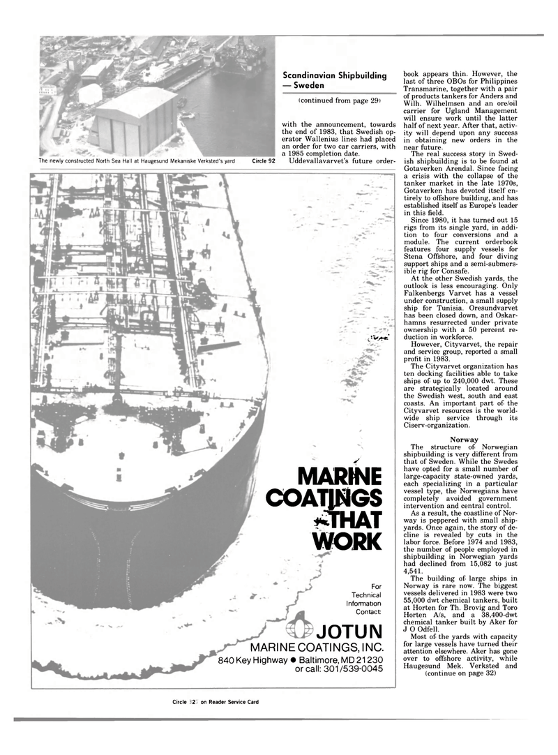 Maritime Reporter Magazine, page 28,  Jul 15, 1984