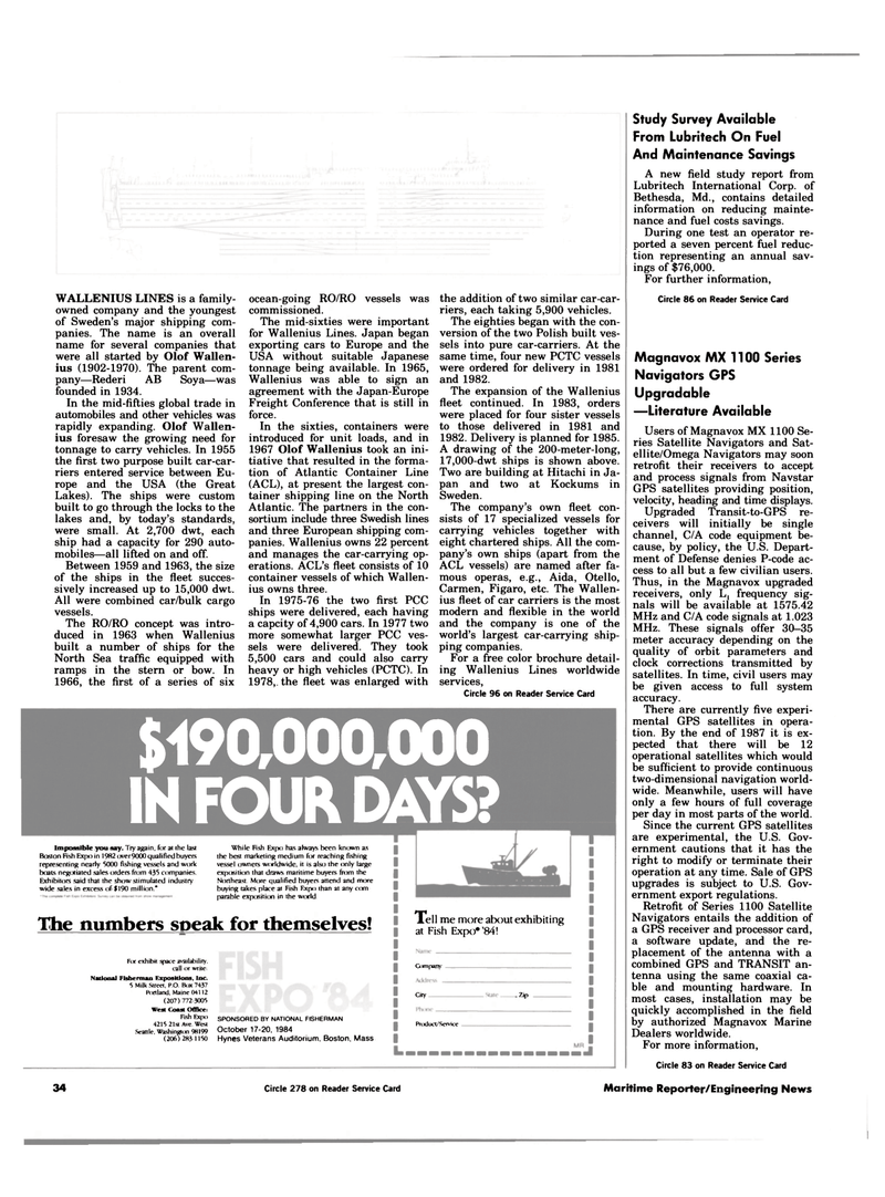 Maritime Reporter Magazine, page 32,  Jul 15, 1984