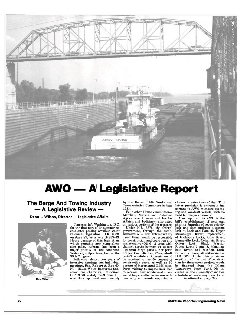 Maritime Reporter Magazine, page 18,  Aug 1984