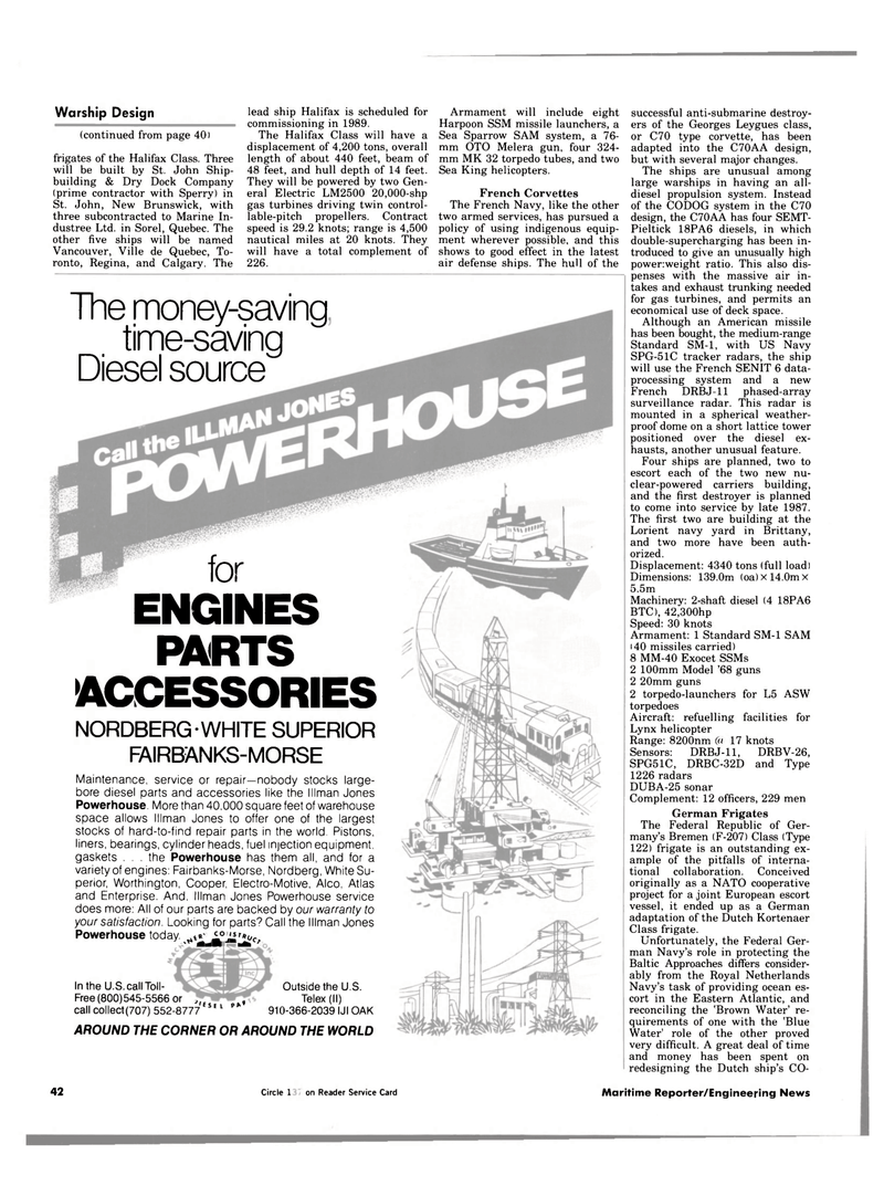 Maritime Reporter Magazine, page 40,  Aug 15, 1984