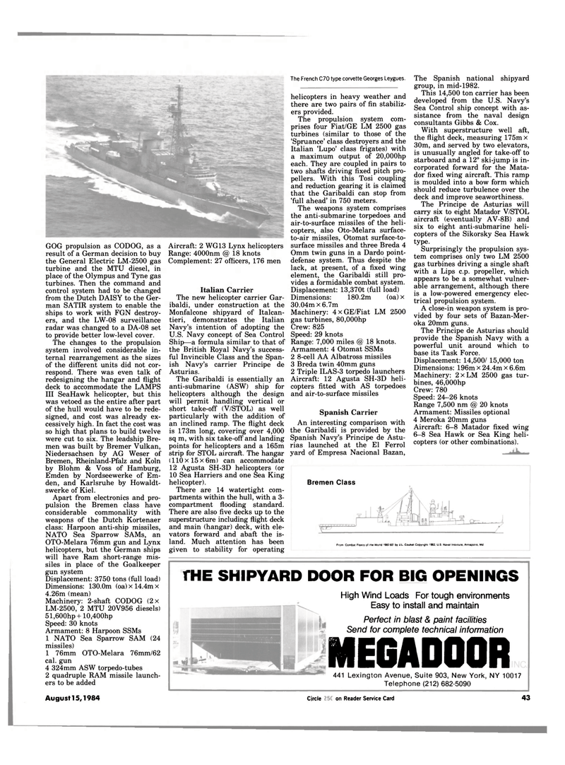 Maritime Reporter Magazine, page 41,  Aug 15, 1984