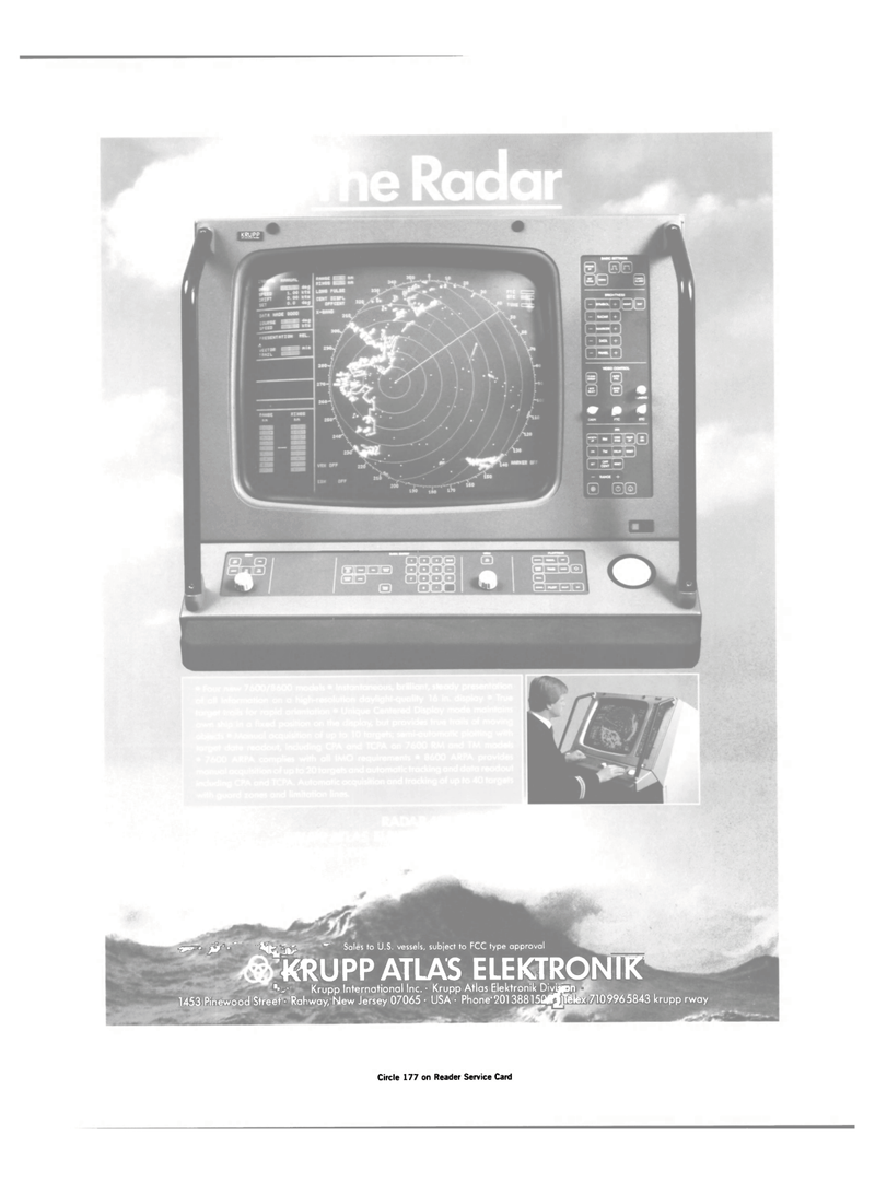 Maritime Reporter Magazine, page 2nd Cover,  Sep 1984