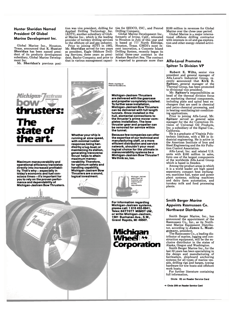 Maritime Reporter Magazine, page 12,  Oct 1984