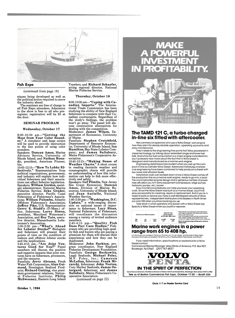 Maritime Reporter Magazine, page 21,  Oct 1984