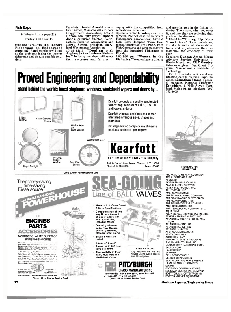 Maritime Reporter Magazine, page 22,  Oct 1984