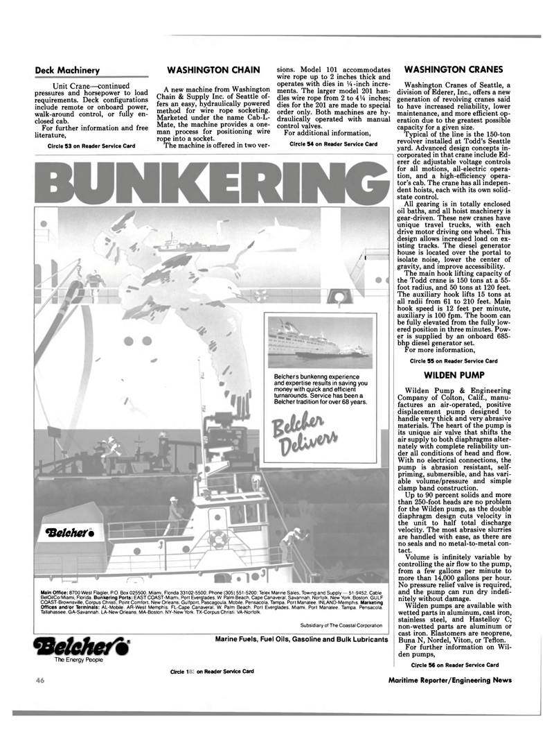 Maritime Reporter Magazine, page 48,  Oct 1984
