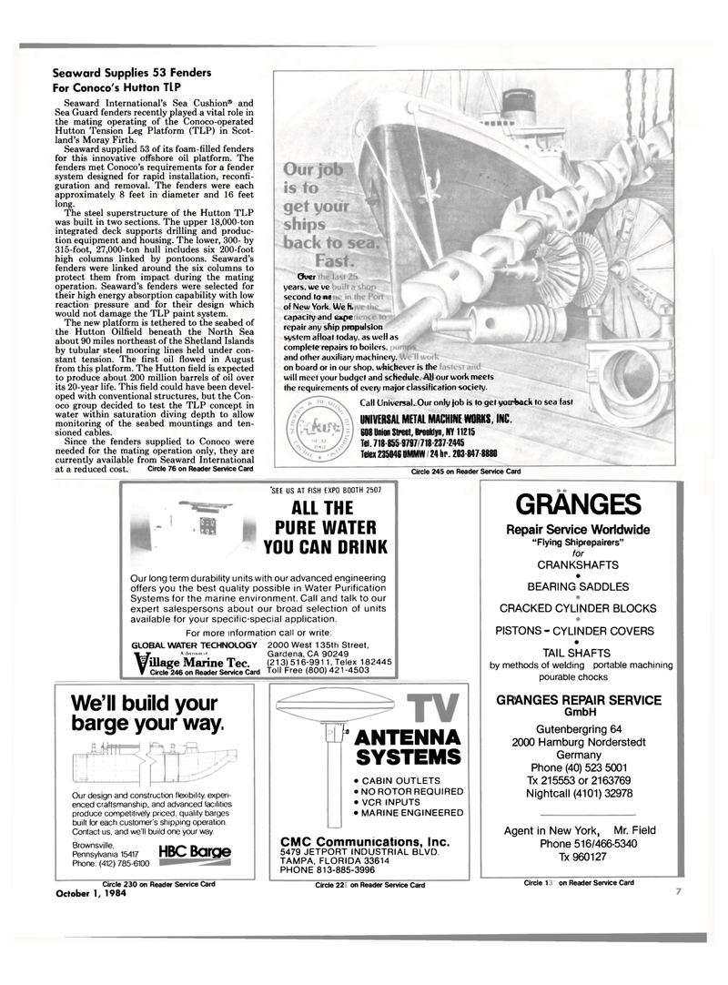 Maritime Reporter Magazine, page 5,  Oct 1984