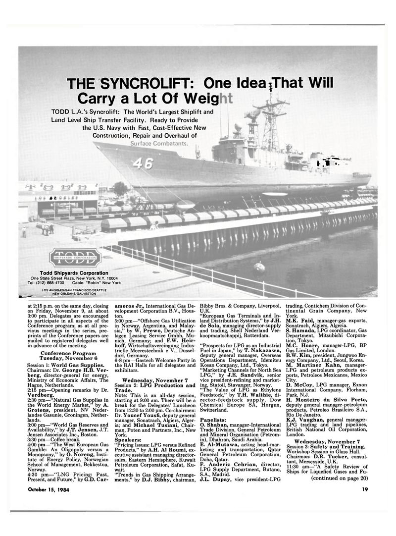 Maritime Reporter Magazine, page 17,  Oct 15, 1984