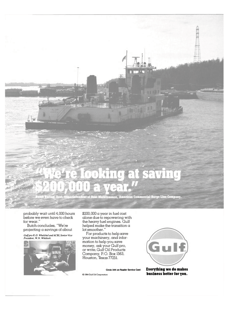 Maritime Reporter Magazine, page 23,  Oct 15, 1984