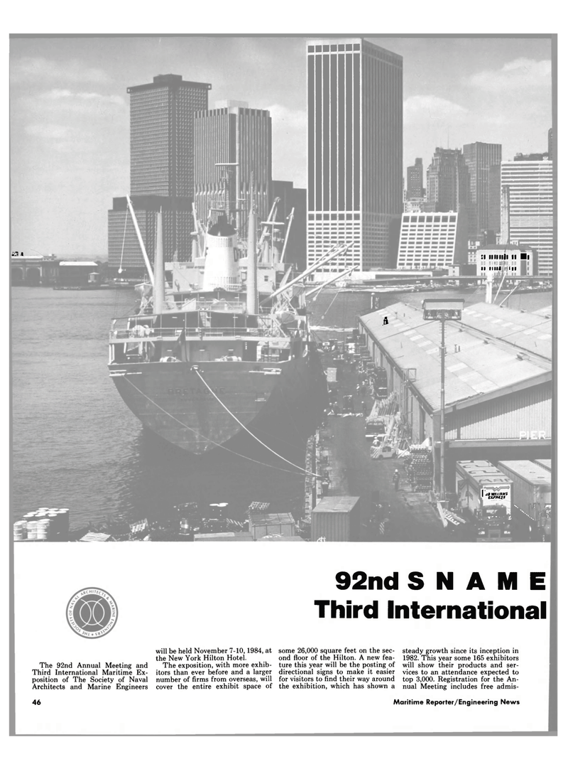 Maritime Reporter Magazine, page 42,  Nov 1984