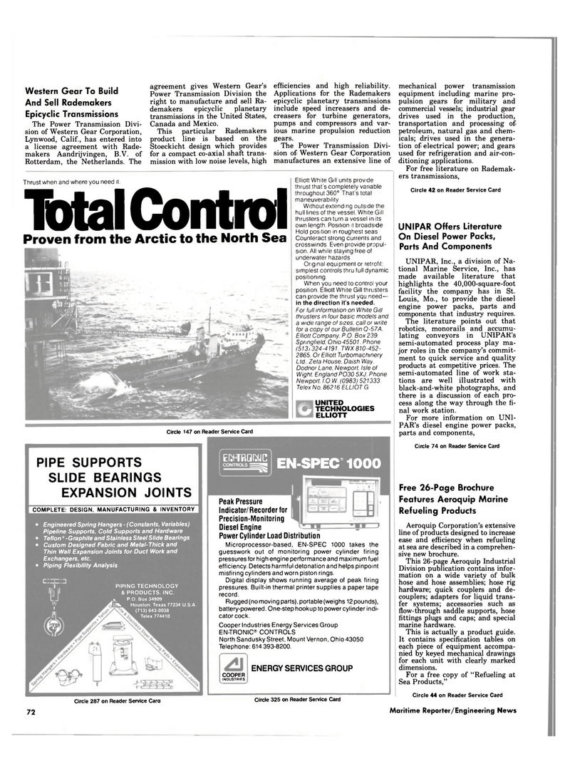 Maritime Reporter Magazine, page 68,  Nov 1984