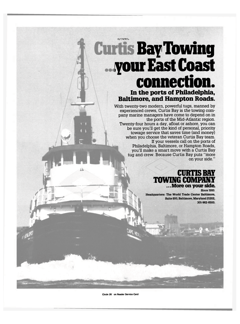 Maritime Reporter Magazine, page 7,  Nov 15, 1984