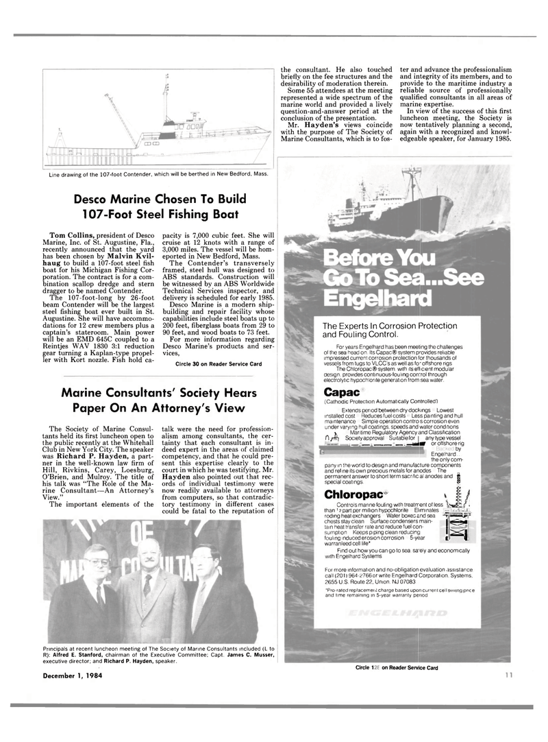 Maritime Reporter Magazine, page 9,  Dec 1984
