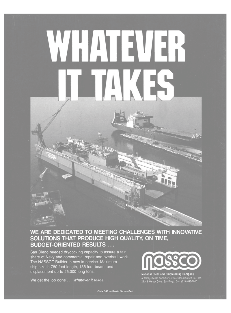 Maritime Reporter Magazine, page 4th Cover,  Dec 1984
