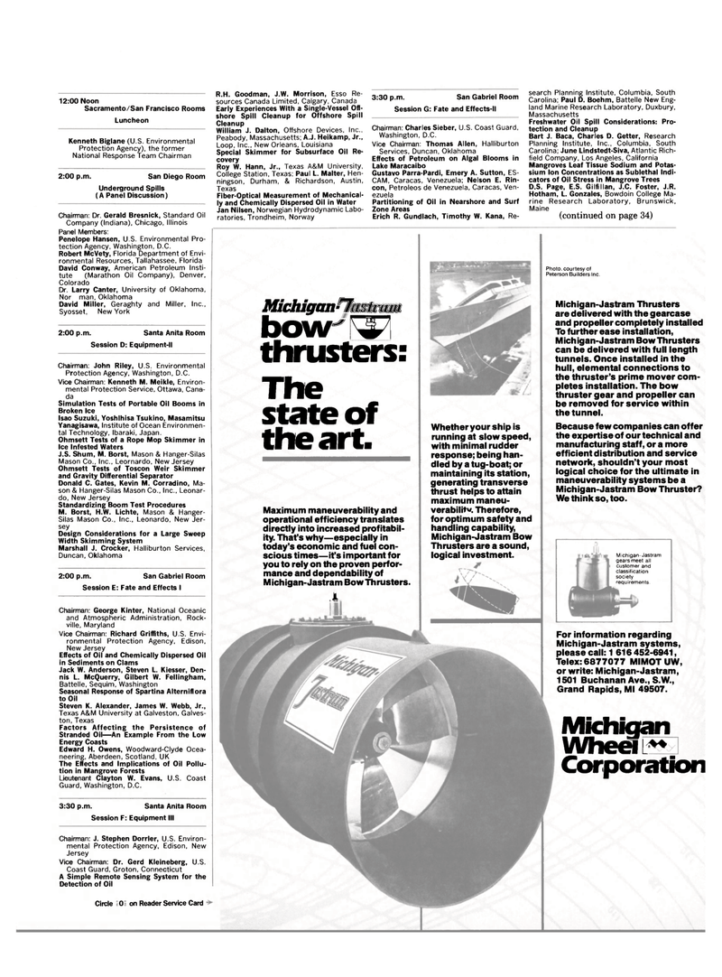Maritime Reporter Magazine, page 33,  Feb 15, 1985