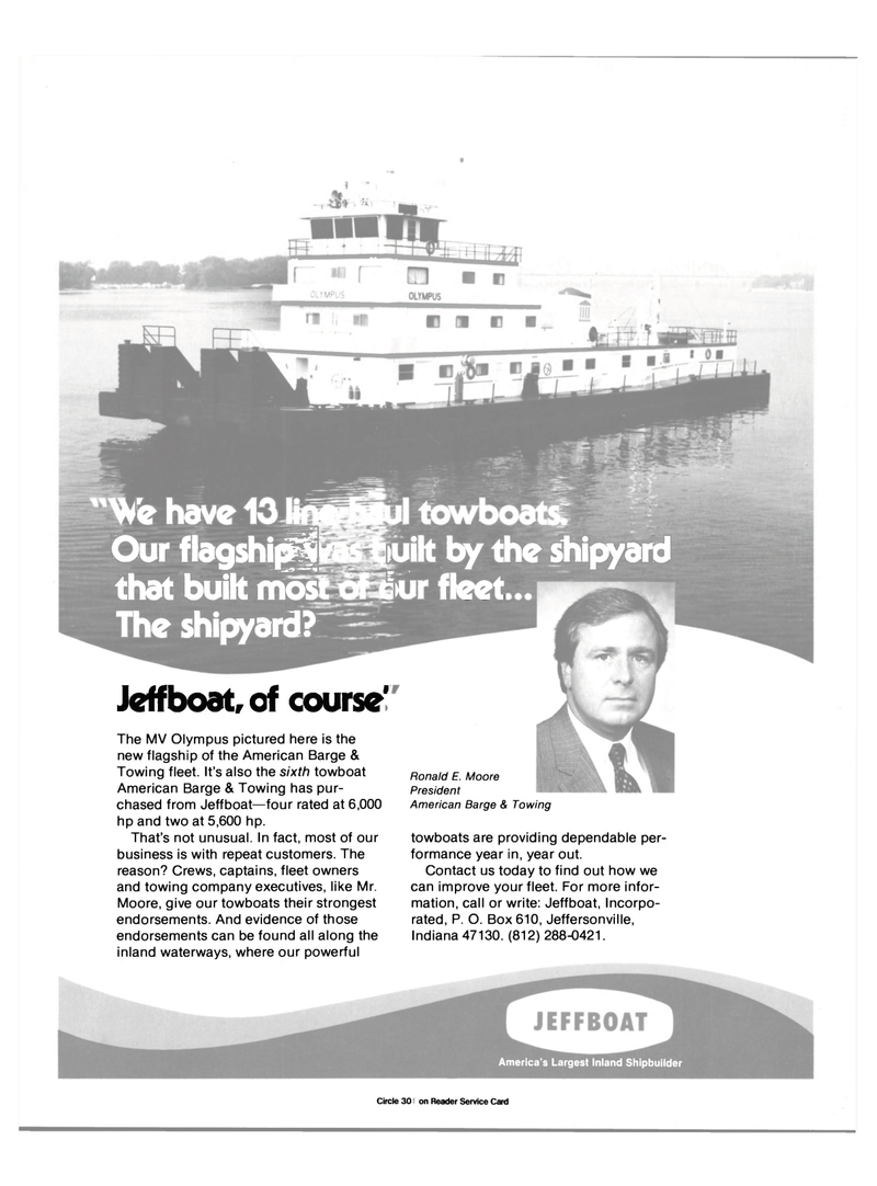 Maritime Reporter Magazine, page 4th Cover,  Feb 15, 1985