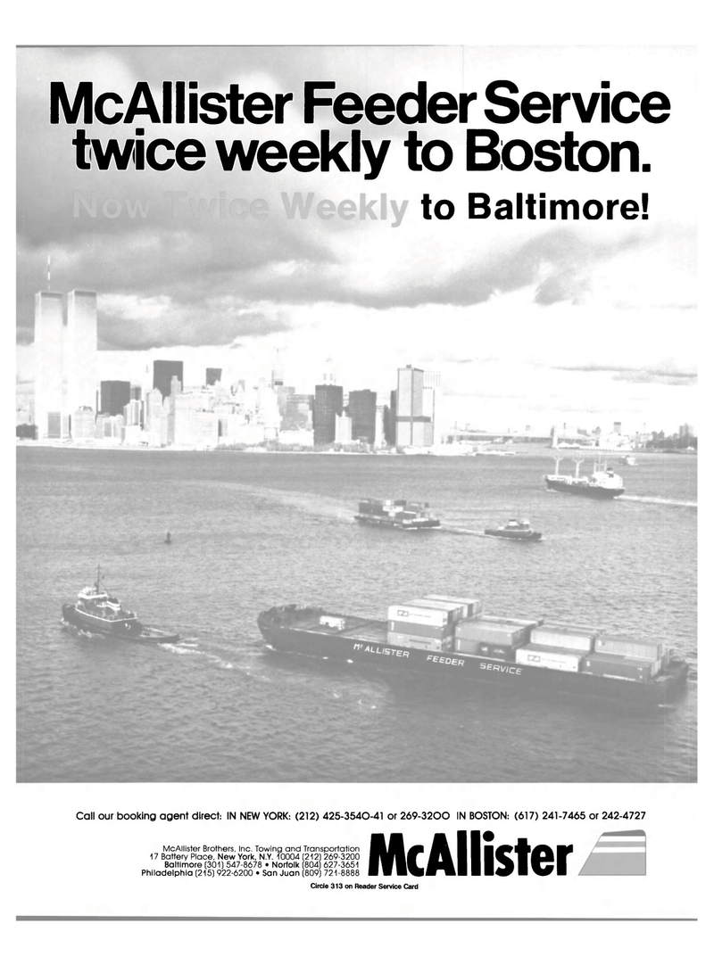 Maritime Reporter Magazine, page 1,  Mar 15, 1985