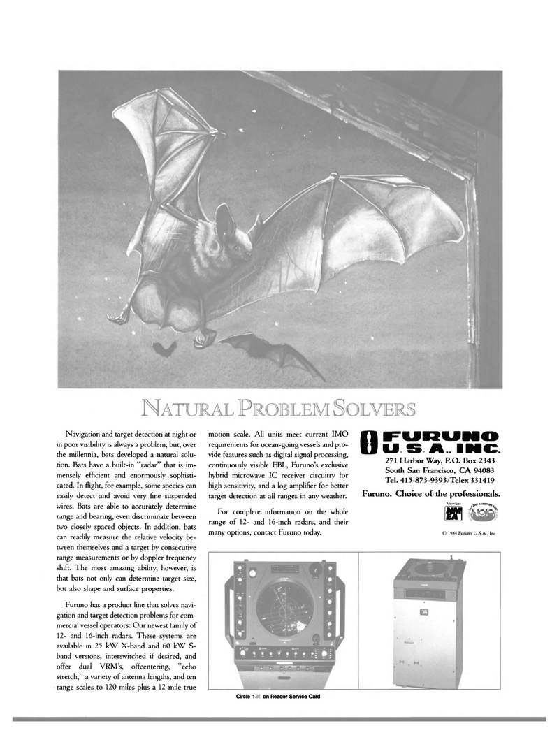 Maritime Reporter Magazine, page 15,  May 15, 1985