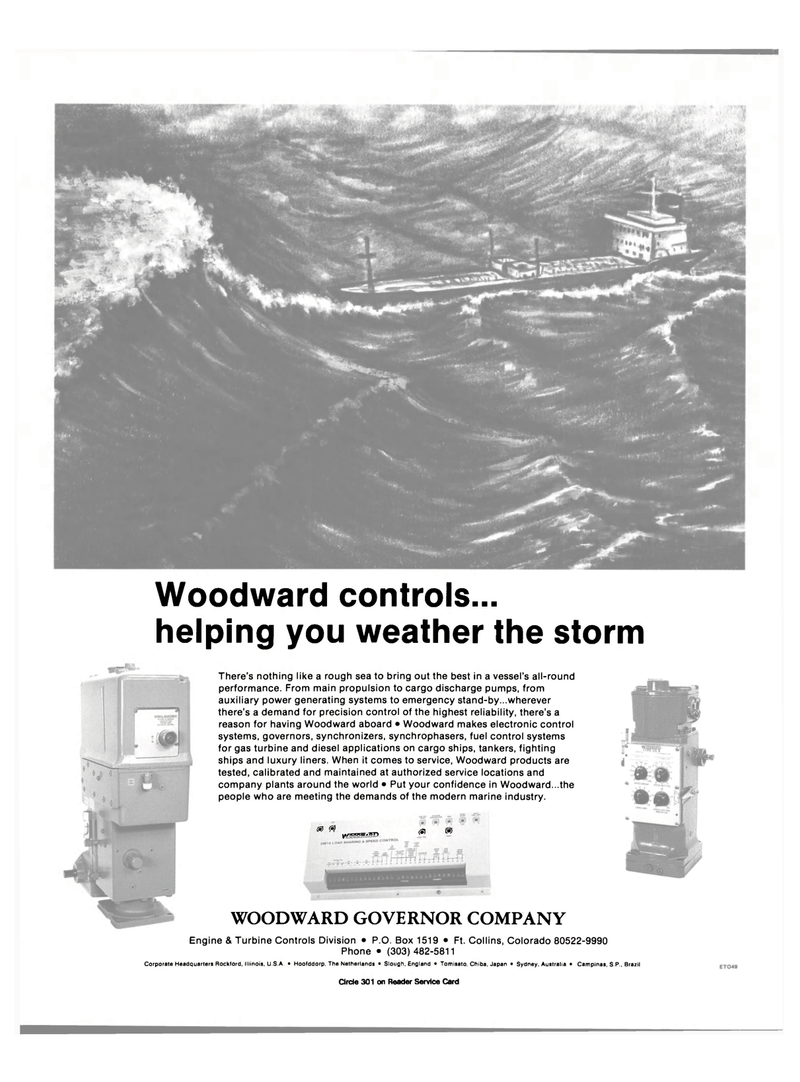 Maritime Reporter Magazine, page 2nd Cover,  May 15, 1985
