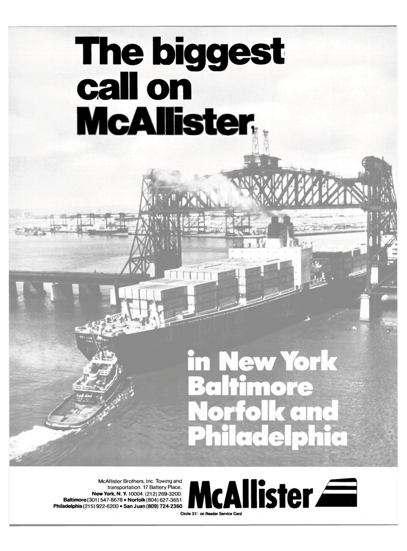 Maritime Reporter Magazine, page 1,  May 15, 1985