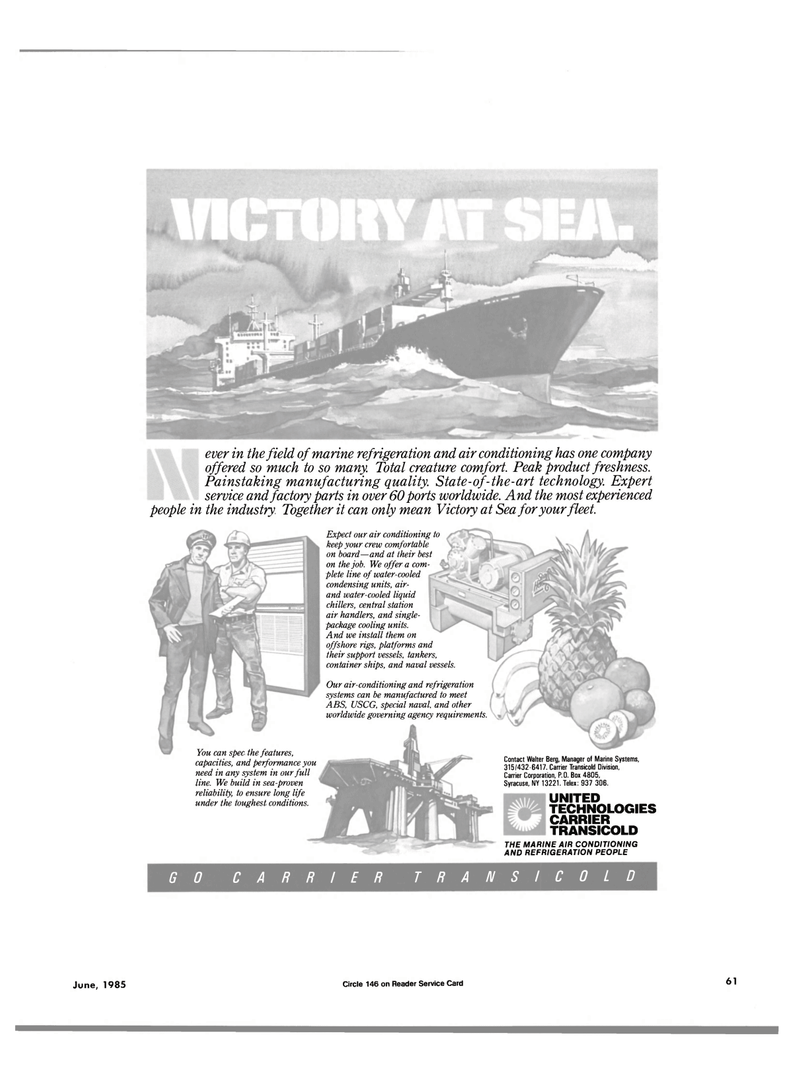 Maritime Reporter Magazine, page 63,  Jun 1985